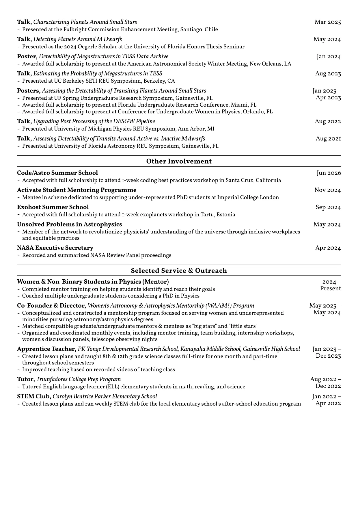 CV page 2