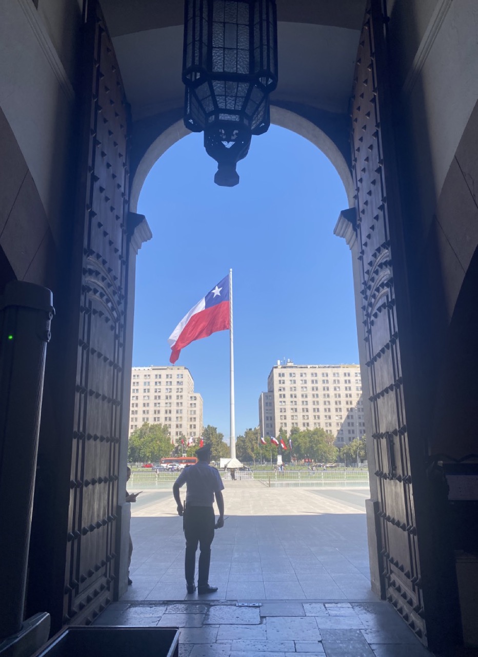 Visit to La Moneda